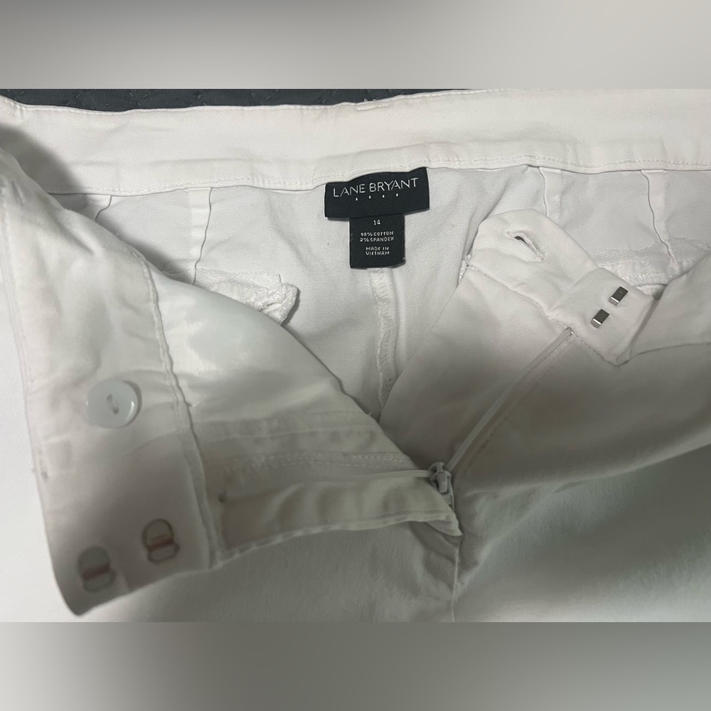 Lane Bryant White Shorts size 14 - Picture 3 of 4